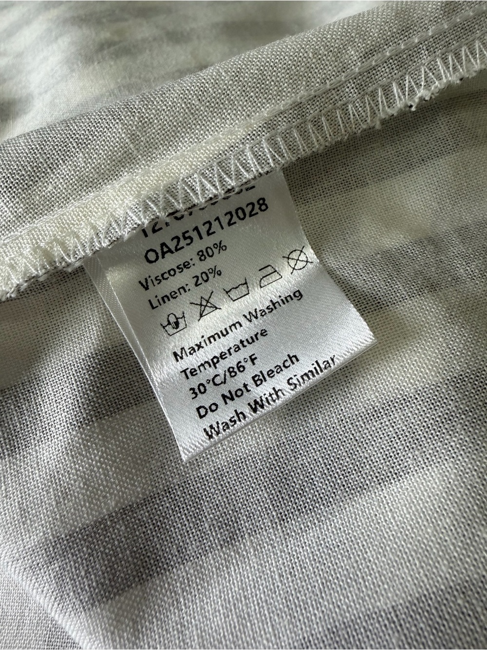 Commense Brown Ivory Striped Linen Blend Tie Waist Maxi Midi Dress Small NWT - Picture 7 of 8